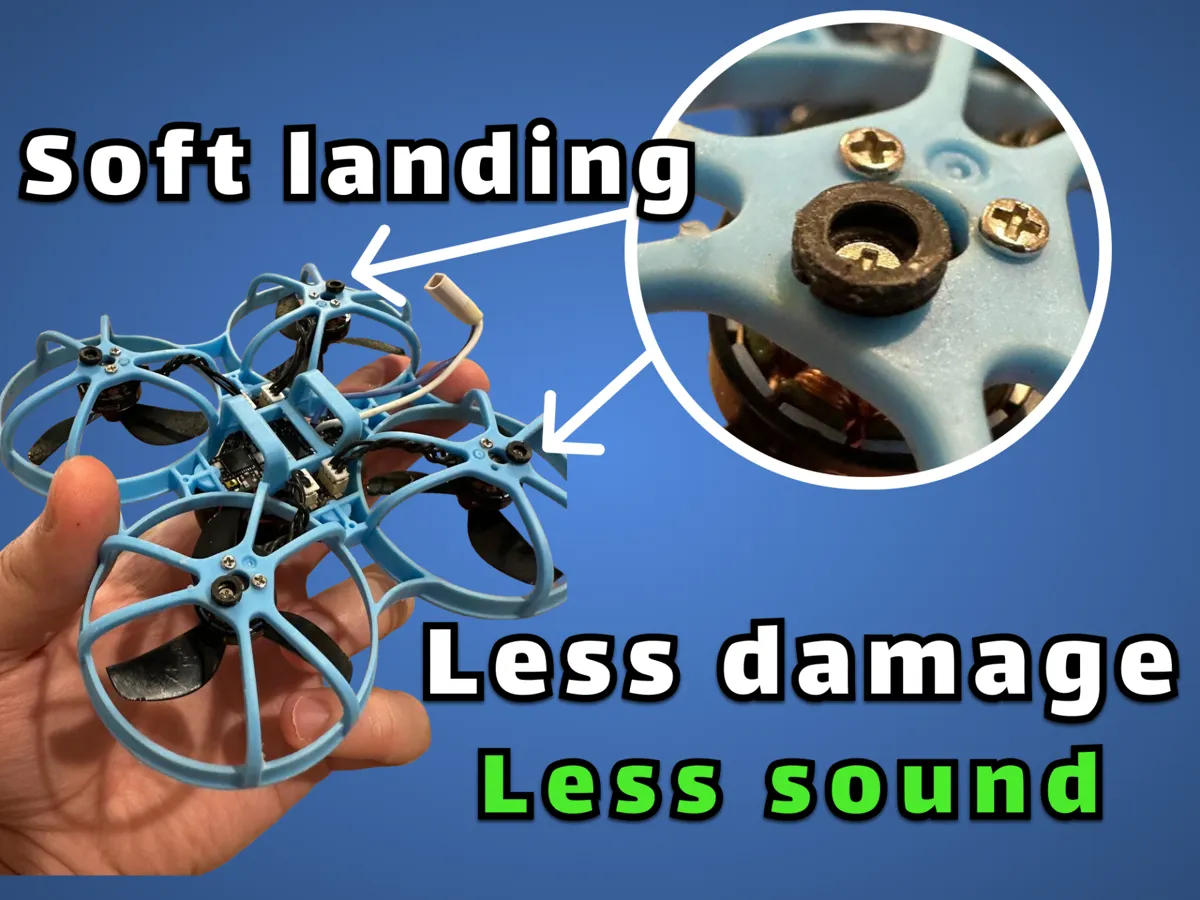FPV Soft landing with rubber BetaFPV tiny whoop - RC, in stock in India