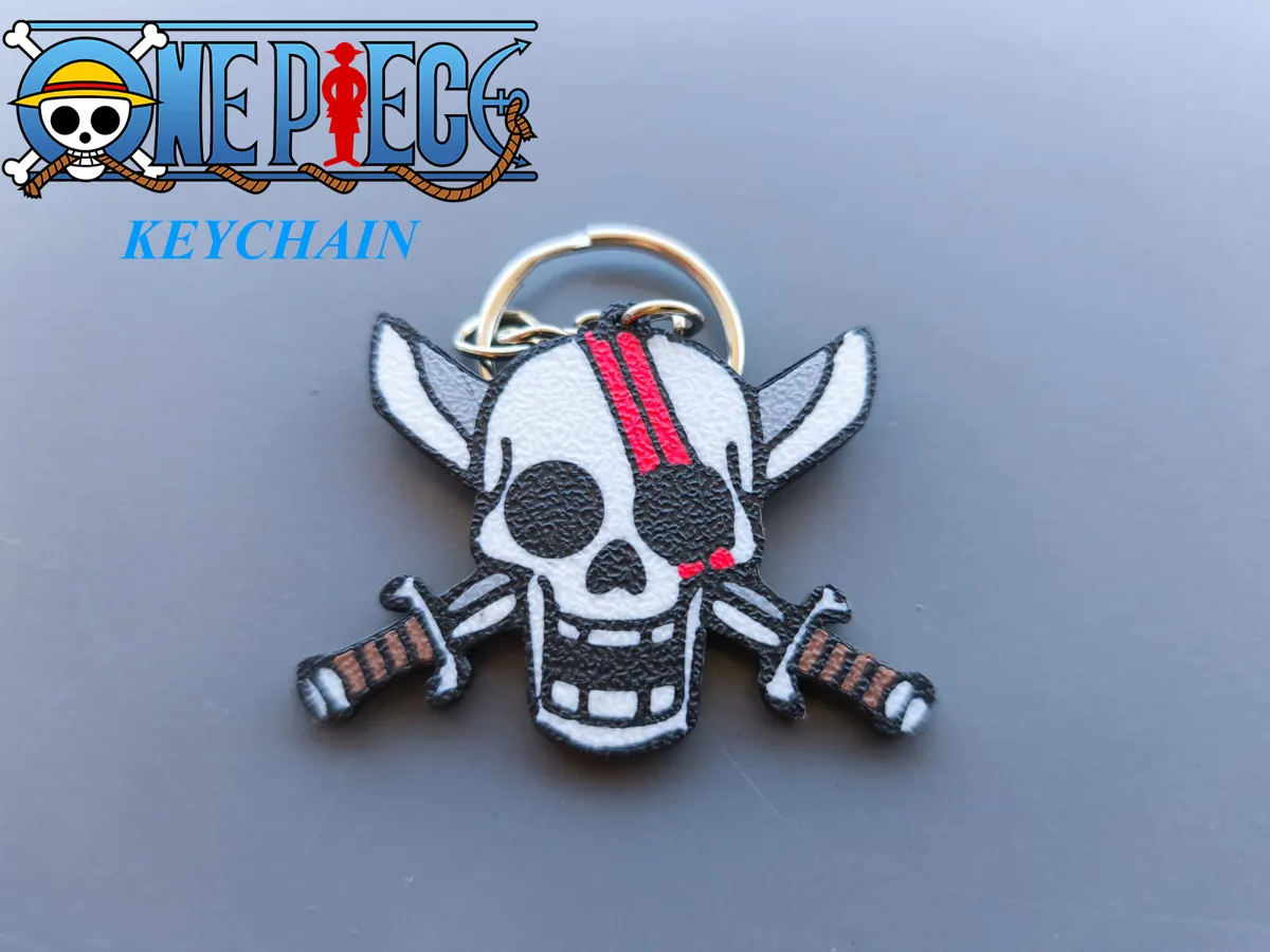 One Piece Kaychain- Shanks Jolly Roger - Signs & Logos, in stock in India