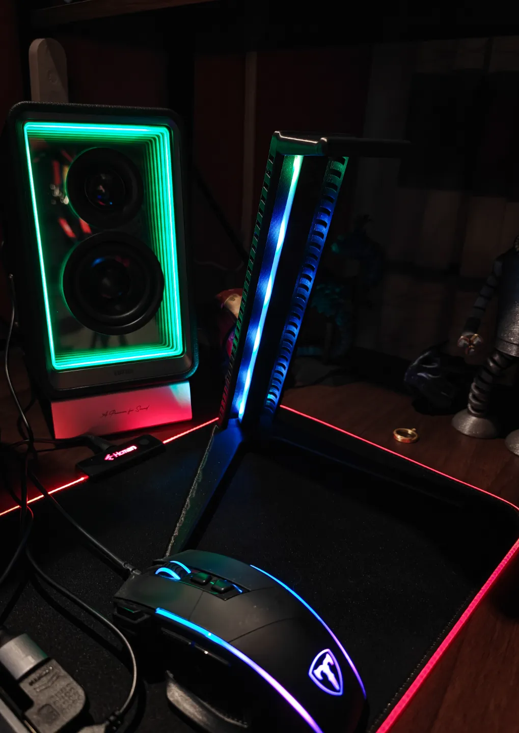 RGB Headphone Stand, photo 4 of 4 - RGB Headphone Stand Mobile & Device Accessories