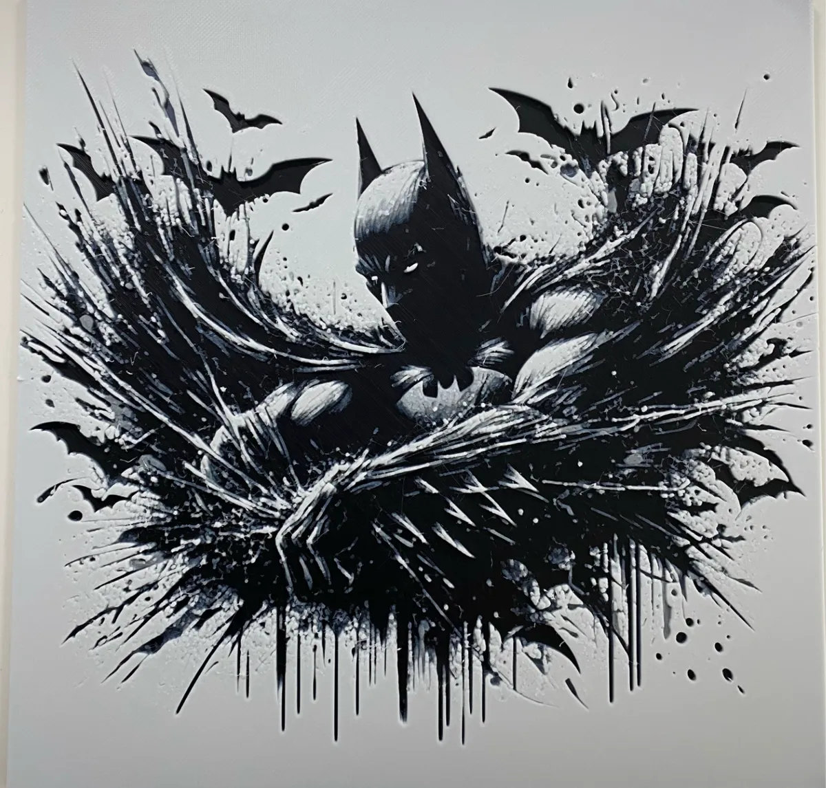 Batman Splash Art Hueforge - Photo Art & Lithophanes, in stock in India
