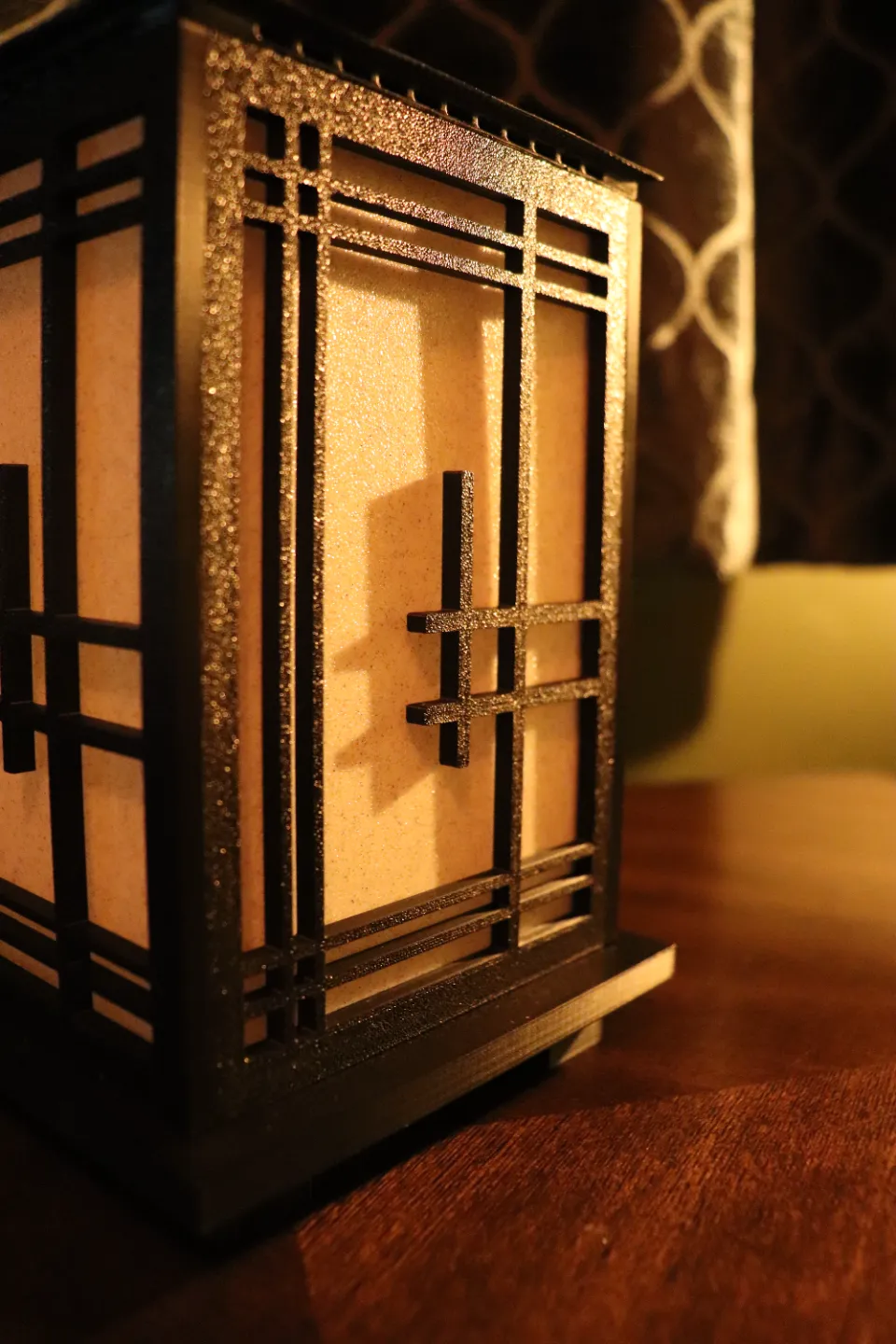 Shoji Lantern, Ikea Kapplake LED, photo 3 of 4 - Shoji Lantern, Ikea Kapplake LED Household