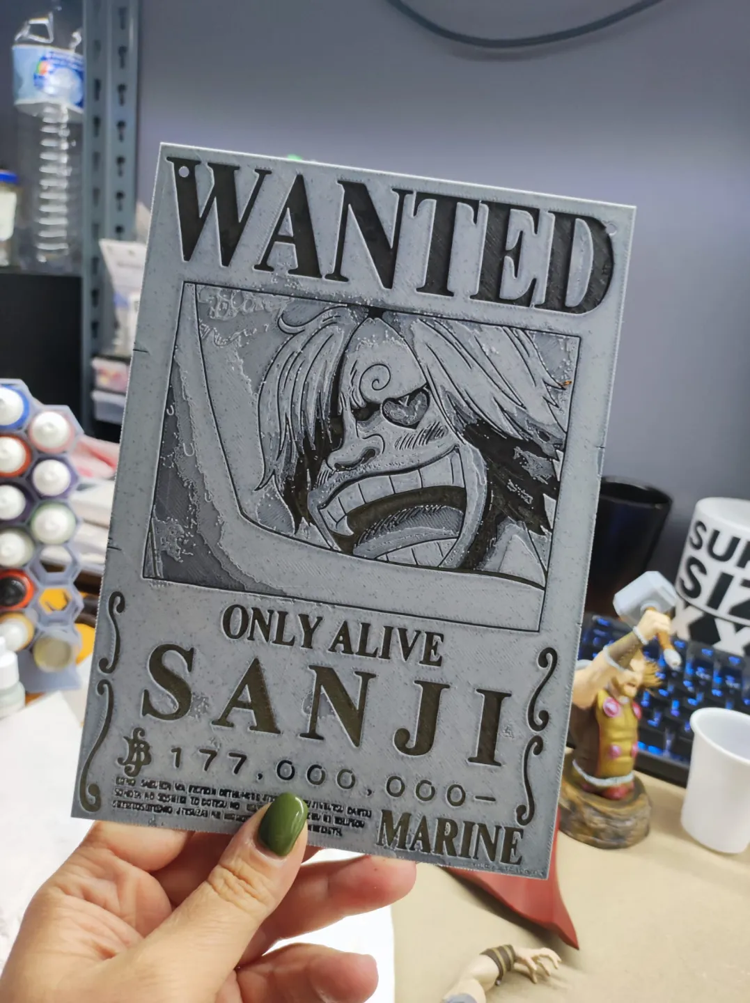 Wanted Poster Sanji - One Piece, photo 2 of 3 - Wanted Poster Sanji - One Piece Art
