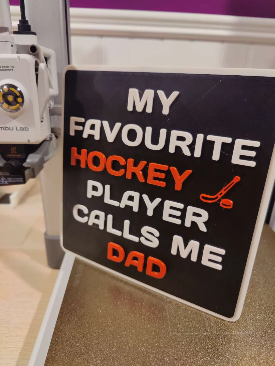 Hockey Dad Sign - Signs & Logos, in stock