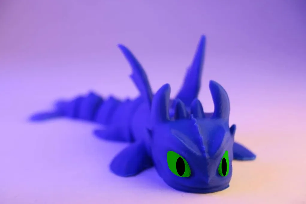 Articulated Dragon toothless Night Fury Flexi, photo 2 of 4 - Articulated Dragon toothless Night Fury Flexi Toys & Games