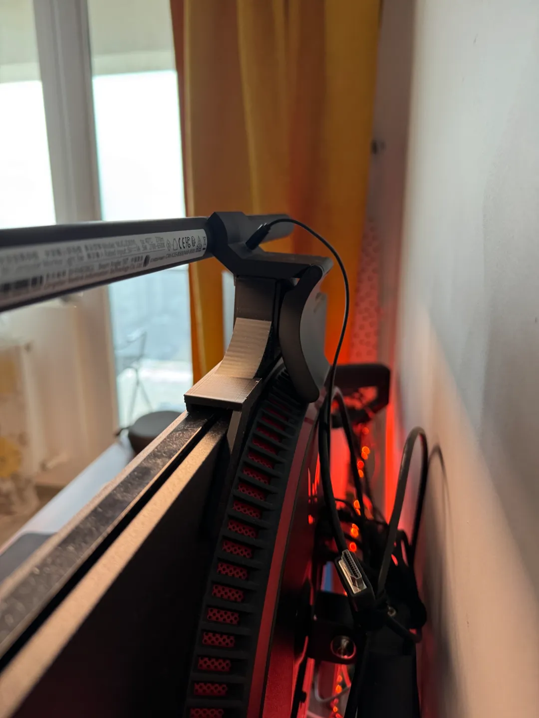 Light Bar Adapter for LG Ultragear Monitor, photo 4 of 4 - Light Bar Adapter for LG Ultragear Monitor Desk & Office