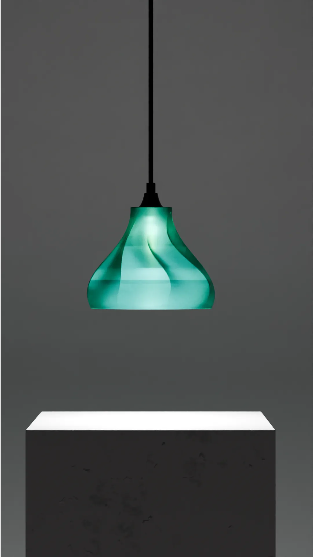 Pendant Lampshade. E27 Mount. Flowing Light, photo 3 of 4 - Pendant Lampshade. E27 Mount. Flowing Light Jewellery & Accessories