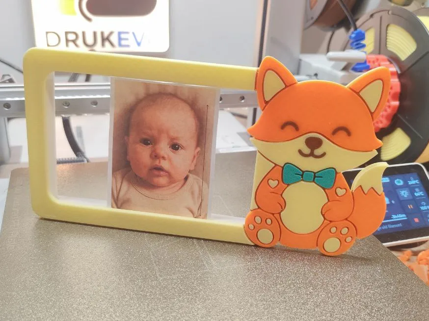 Fox Baby Photo Frame, 10×15 cm