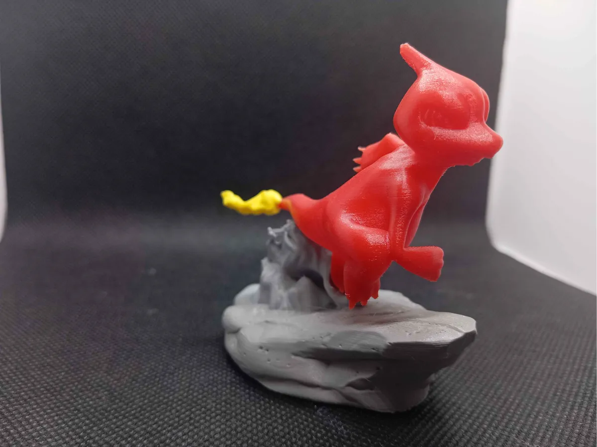 Charmeleon Multicolored Toy Figure Pokemon Fanart