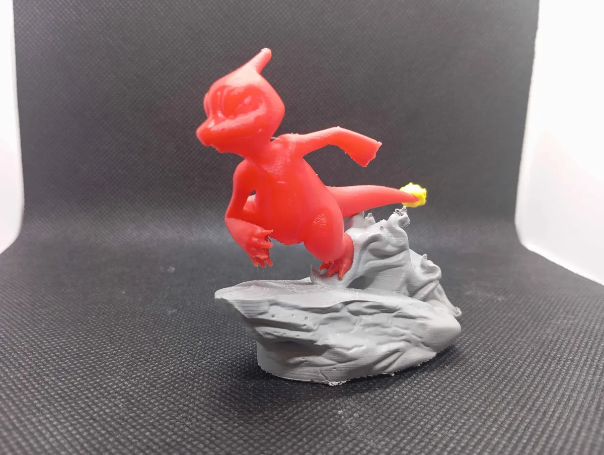 Charmeleon Multicolored Toy Figure Pokemon Fanart, photo 3 of 4 - Charmeleon Multicolored Toy Figure Pokemon Fanart Kids & Baby