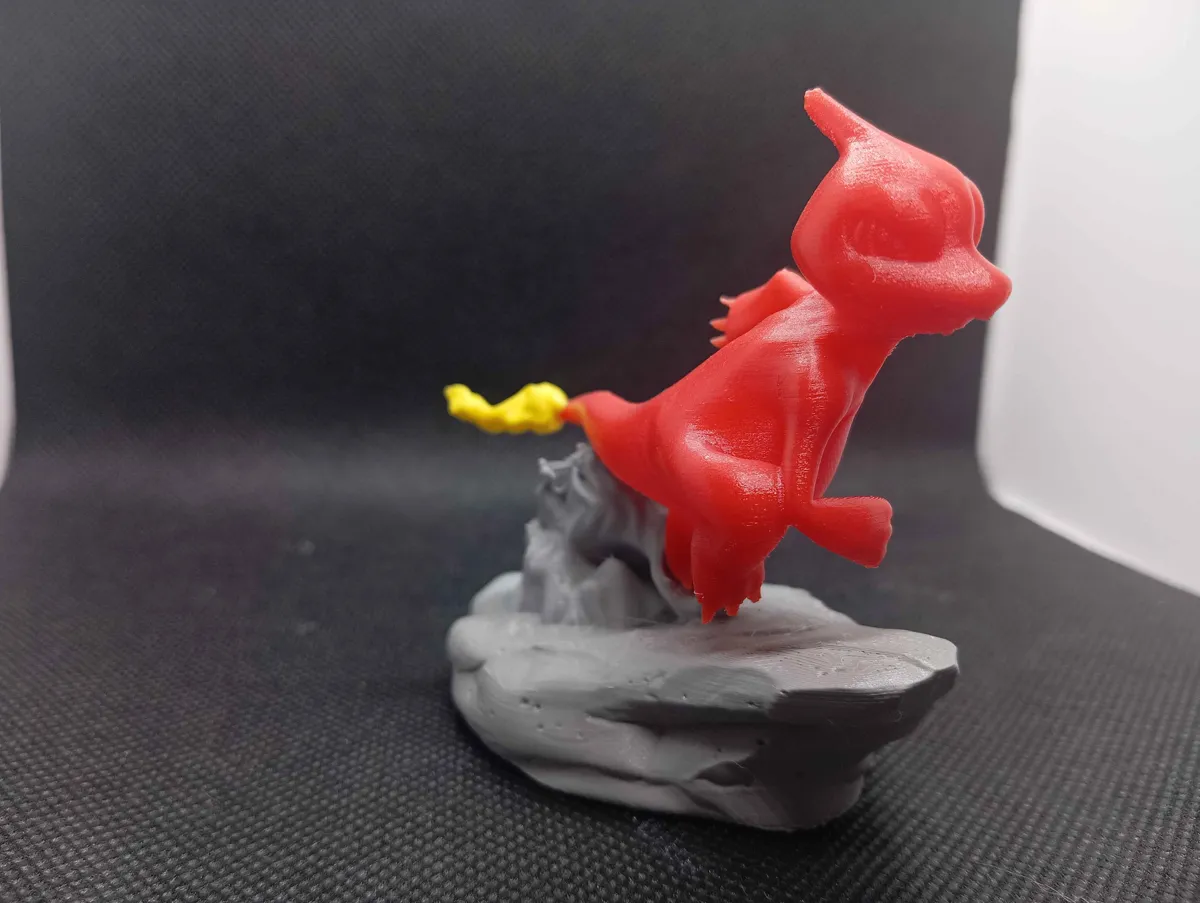 Charmeleon Multicolored Toy Figure Pokemon Fanart, photo 4 of 4 - Charmeleon Multicolored Toy Figure Pokemon Fanart Kids & Baby