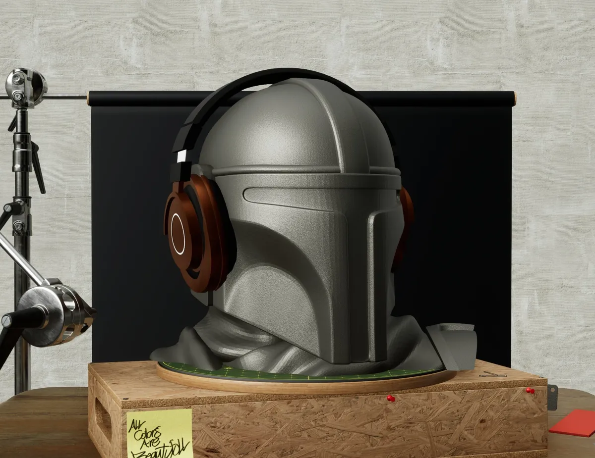 The Mandalorian Headset Stand / Holder