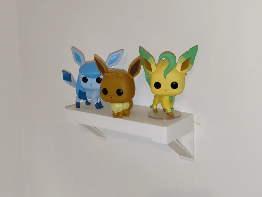 Compact Wall Shelf, No Screws (3M Command)