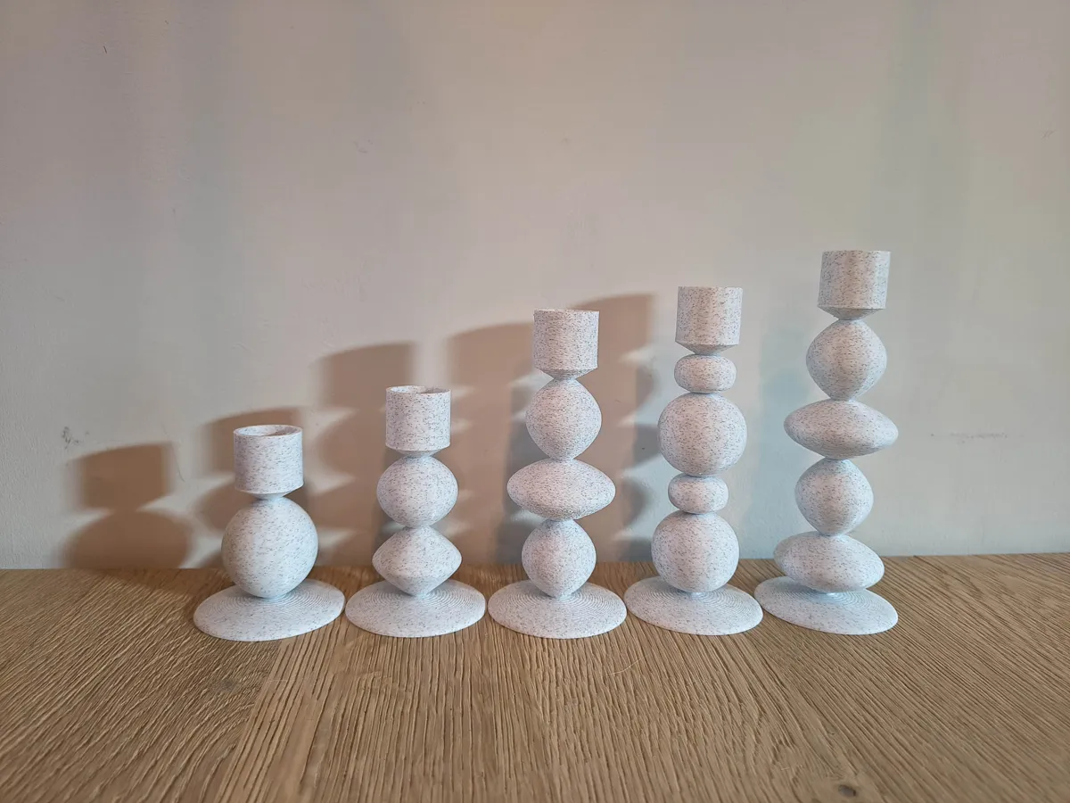 Stone Balance - Candle Set, photo 3 of 4 - Stone Balance - Candle Set Home Decor Items