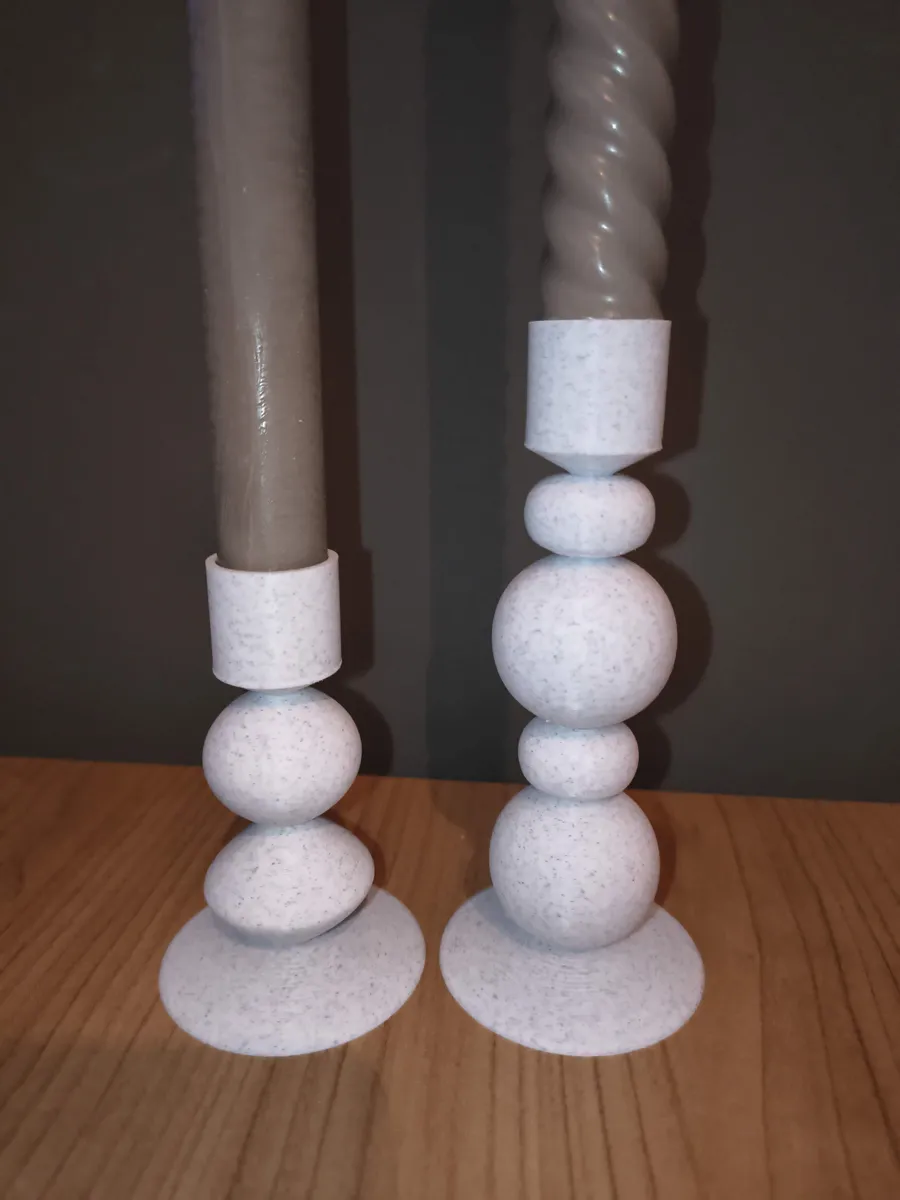 Stone Balance - Candle Set, photo 4 of 4 - Stone Balance - Candle Set Home Decor Items