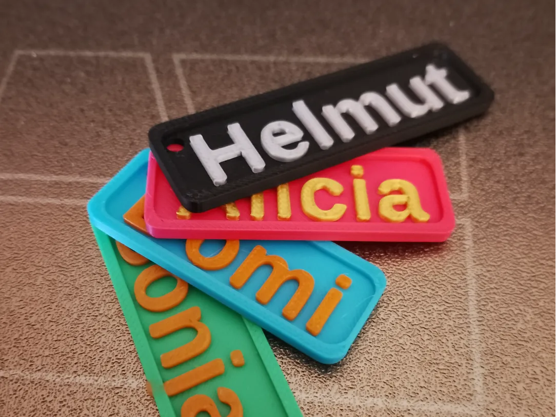 Parametric Name Plates