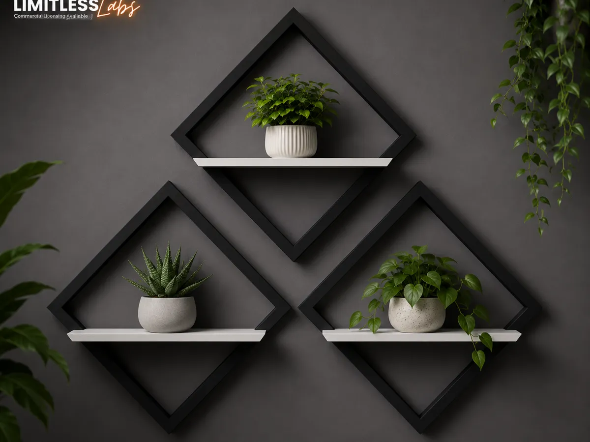 Diamond Bloom Shelf