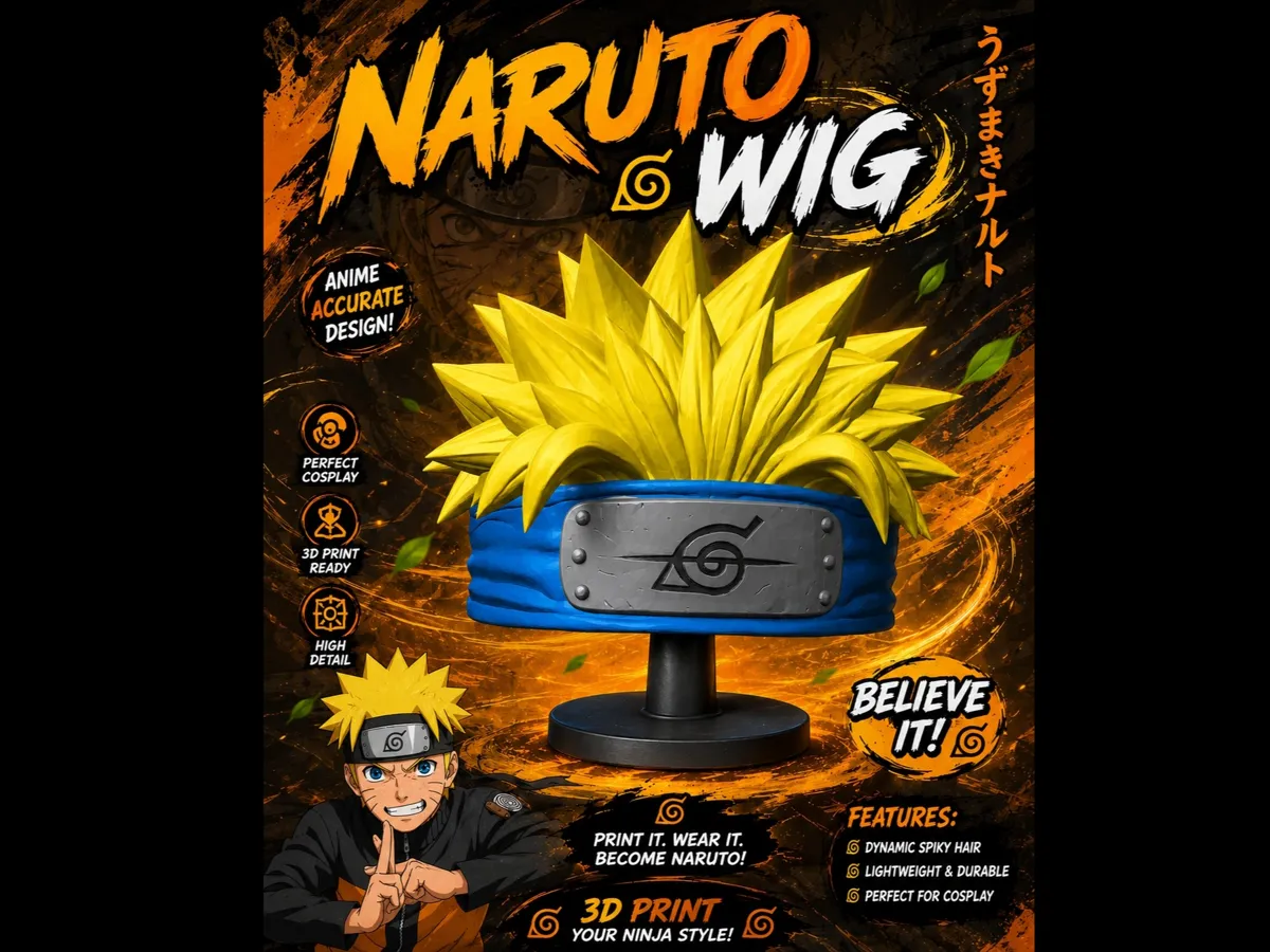 Naruto Wig "ADULT SIZE" 4 color