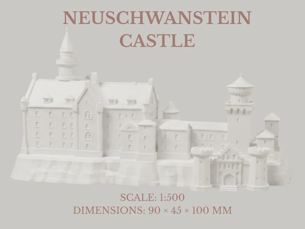 Neuschwanstein Castle - 1:650 Scale - Scale Models & Model Kits, in stock in India