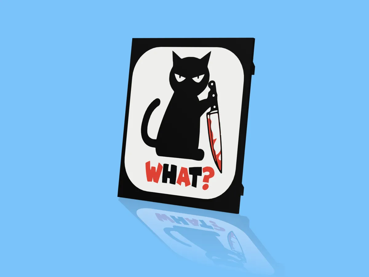 Bad Cat Cover for The Frame Phone Stand, photo 2 of 2 - Bad Cat Cover for The Frame Phone Stand Tools