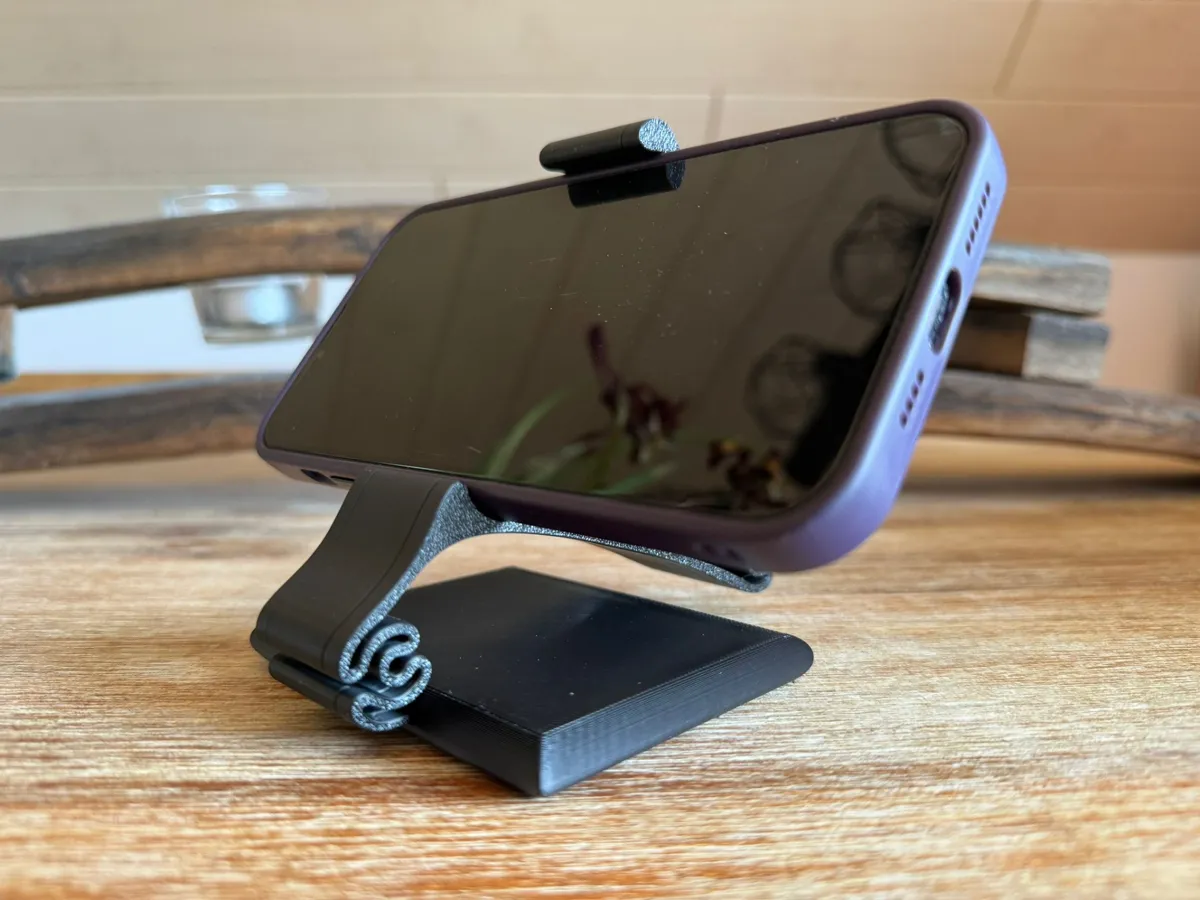 Desk Phone Holder Clip - Adjustable & Tilting Stands, in stock