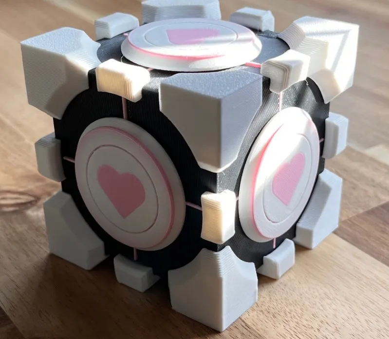Companion Cube - Desk Decor