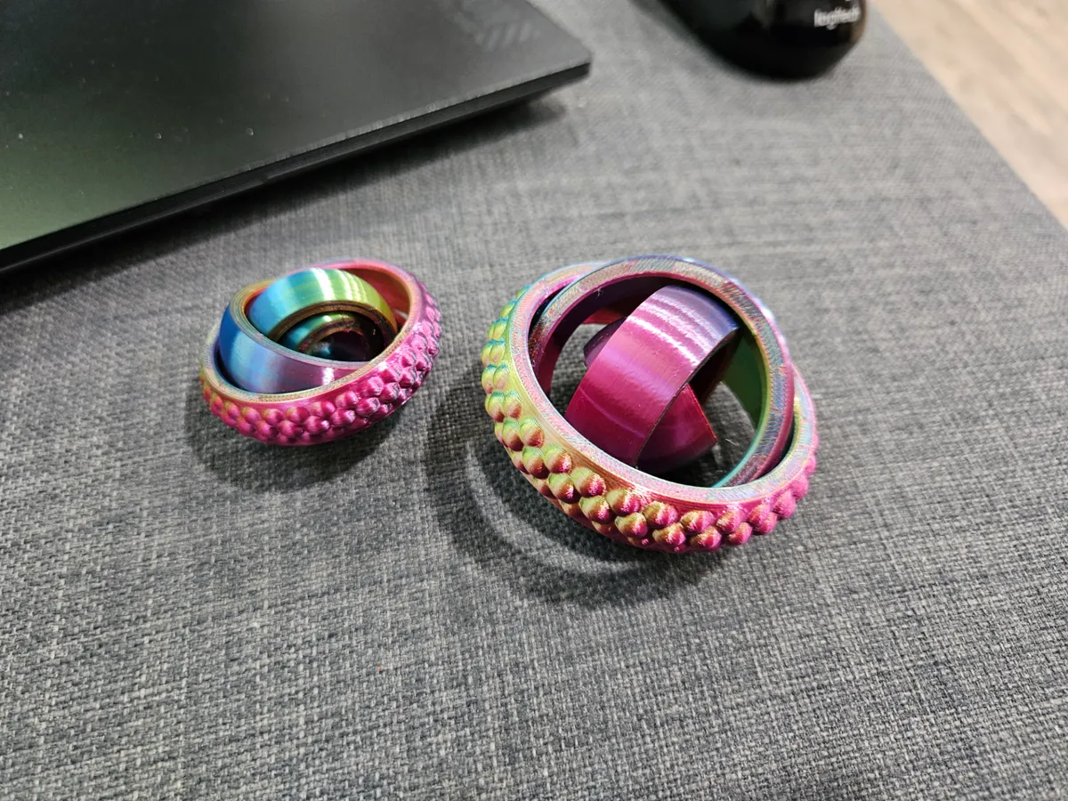 The pretty neat 4-ring fidget spinner gyro