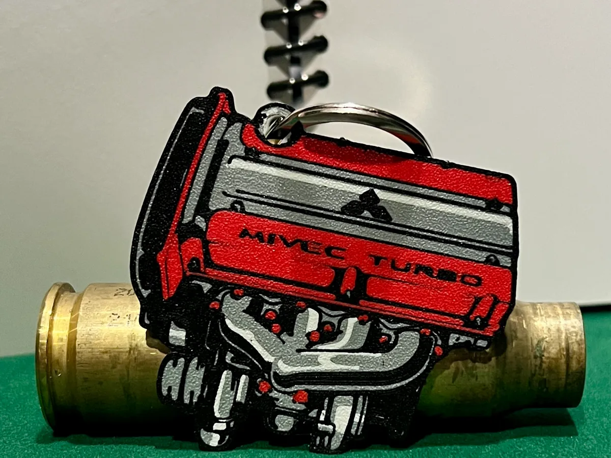 Mitsubishi 4G63T Keychain - Car Brand Keychains, in stock in India