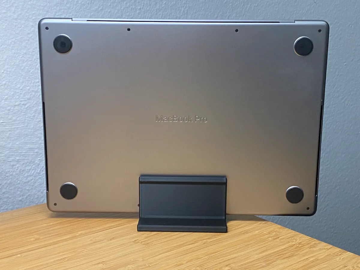 Easy slide in Stand for MacBook Pro M1 M2 M3 M4, photo 3 of 4 - Easy slide in Stand for MacBook Pro M1 M2 M3 M4 Household