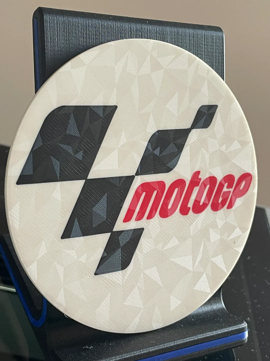 MotoGP Logo Coaster, photo 3 of 3 - MotoGP Logo Coaster Home Decor Items