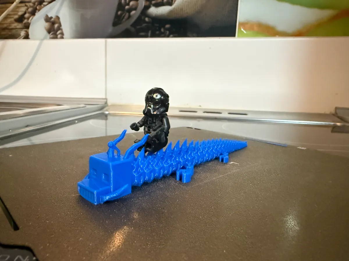 Articulated Dragon Minecraft/brick Style, photo 3 of 4 - Articulated Dragon Minecraft/brick Style Fidget & Sensory Toys