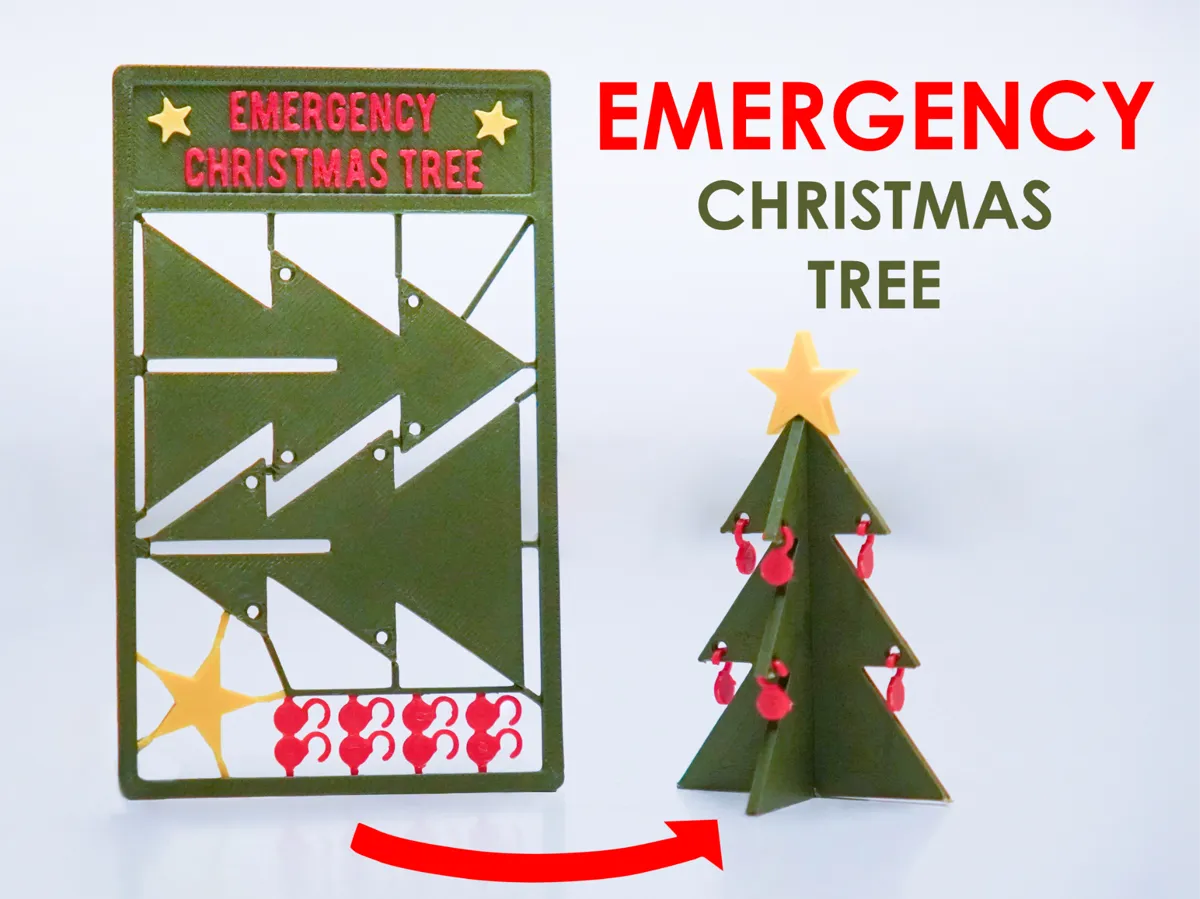 Emergency Christmas Tree - Kit Card