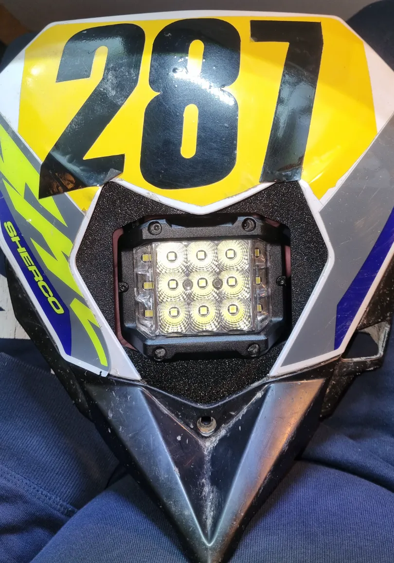 Lamp housing coverplate (Sherco Enduro 2012-2023) - Vehicles, in stock in India