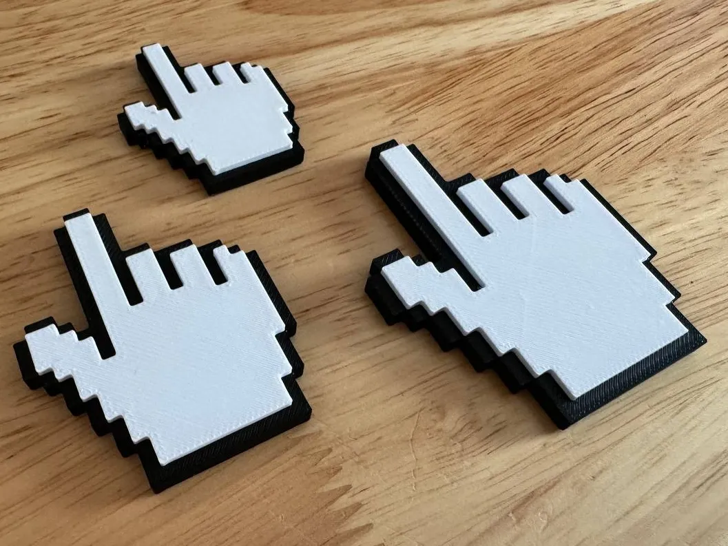 8-Bit Pointer Cursor Fridge Magnet - Office, in stock in India