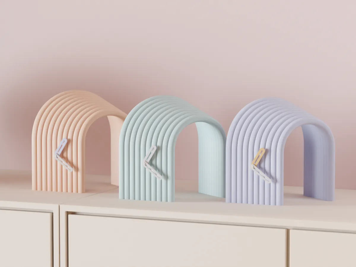 Desktop clock for clock kit