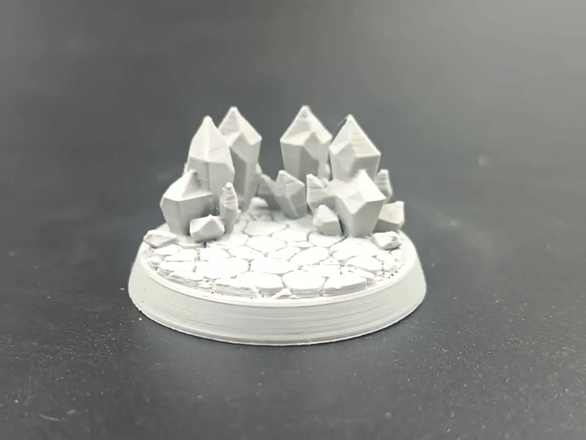 DnD Miniature Model Bases 32 mm RPG - Crystal Base