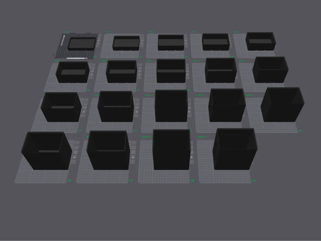 Gridfinity 2x3 Stackable Boxes