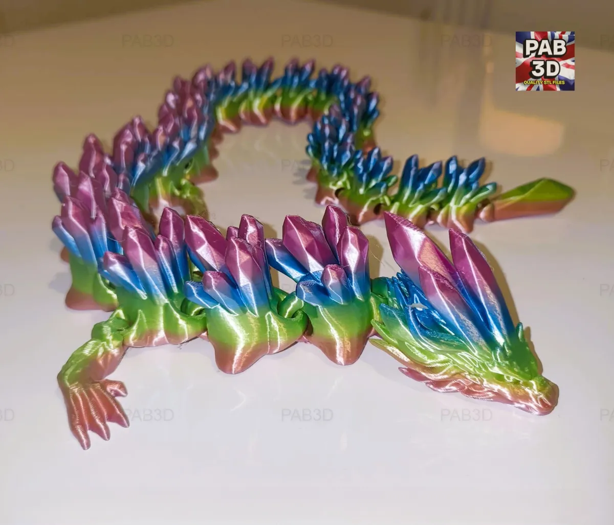 Articulated Crystal dragon, photo 3 of 4 - Articulated Crystal dragon Fidget & Sensory Toys