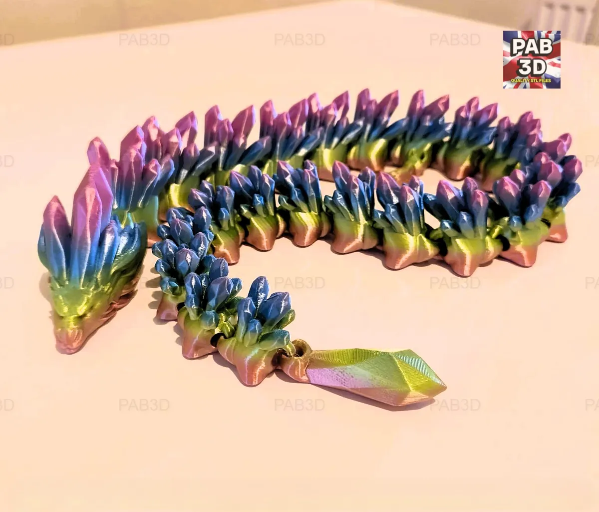 Articulated Crystal dragon, photo 4 of 4 - Articulated Crystal dragon Fidget & Sensory Toys