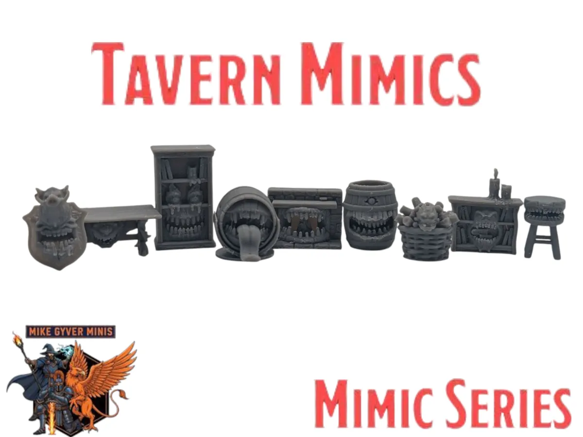 DnD TTRPG Tavern Mimic Miniatures