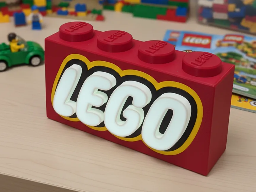 L-E-G-O Light Brick Lamp