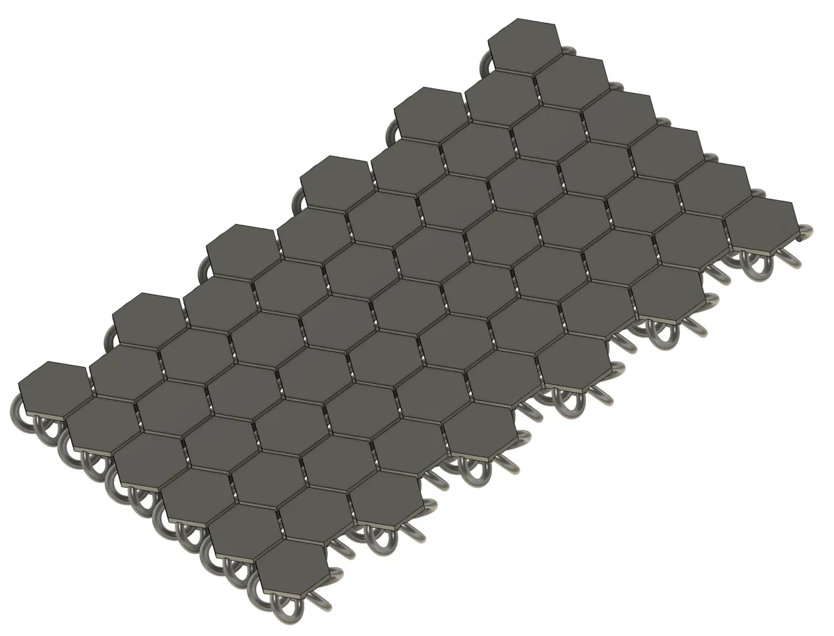 Hexagon shaped chainmail, photo 3 of 4 - Hexagon shaped chainmail Props & Cosplay