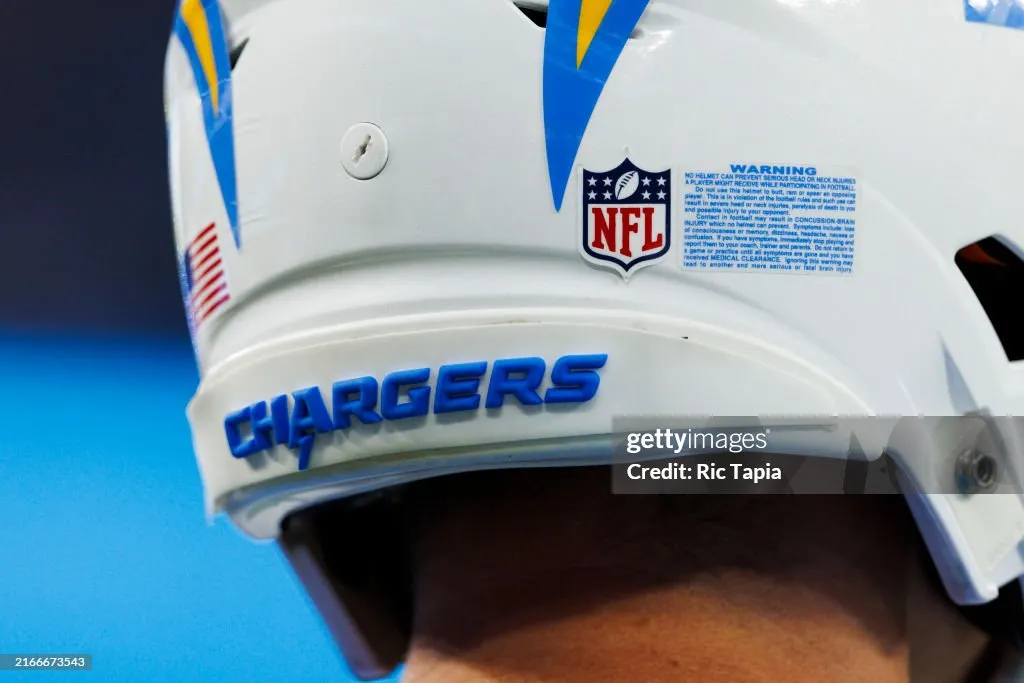Los Angeles Chargers Mini Helmet Bumpers, photo 4 of 4 - Los Angeles Chargers Mini Helmet Bumpers Sports & Fitness