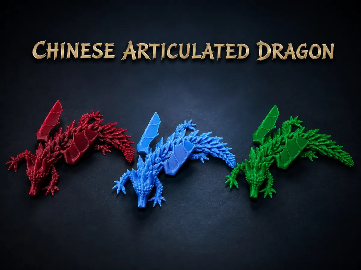 Chinese Articulated Dragon - Chinese & Eastern Dragons, in stock