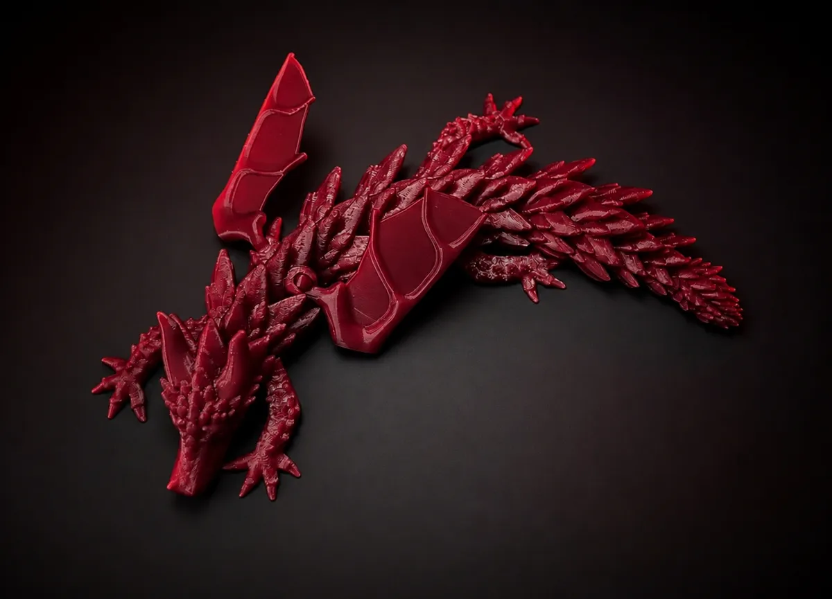 Chinese Articulated Dragon, photo 3 of 4 - Chinese Articulated Dragon Fidget & Sensory Toys