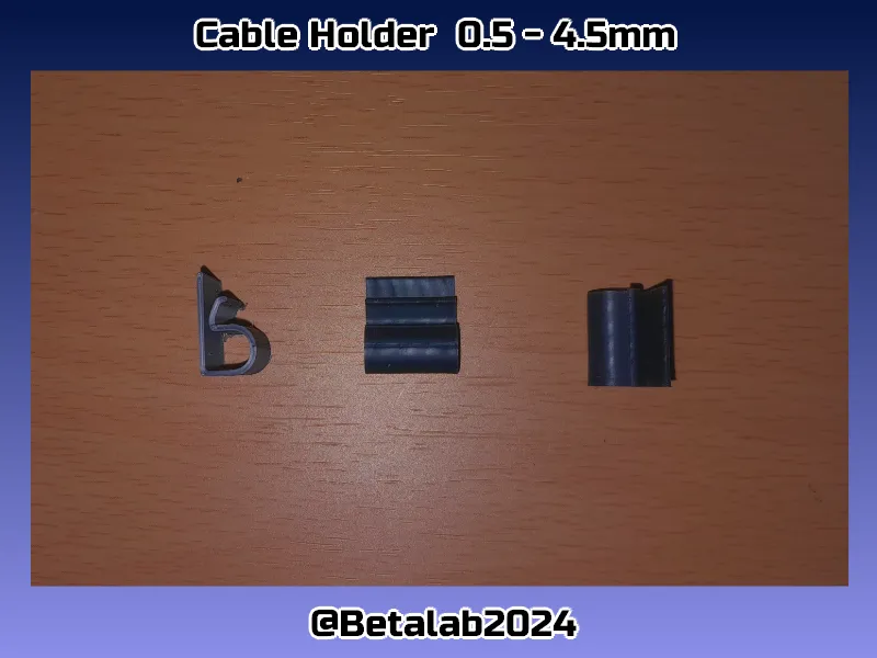 Cable Holder for cable diameter 0.5 - 4.5 mm, photo 2 of 2 - Cable Holder for cable diameter 0.5 - 4.5 mm Mobile & Device Accessories