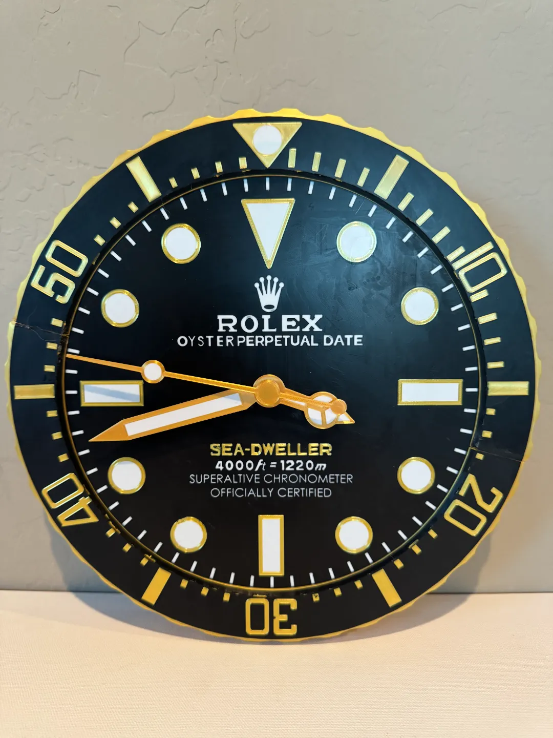 Rolex Wall Clock (011 kit), photo 3 of 4 - Rolex Wall Clock (011 kit) Home Decor Items