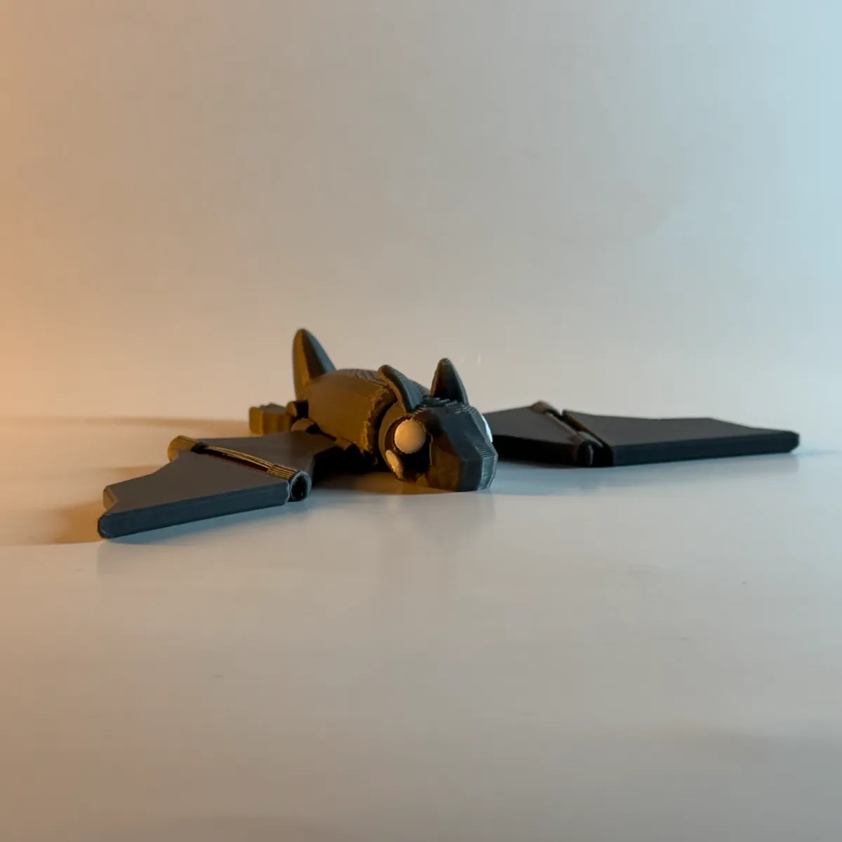 Articulated Cute Halloween Bat, photo 2 of 4 - Articulated Cute Halloween Bat Miniatures
