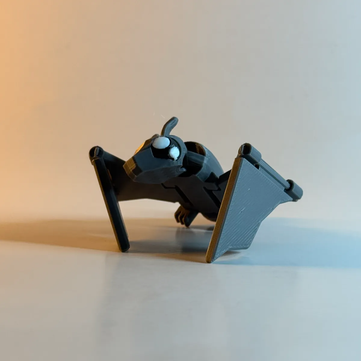 Articulated Cute Halloween Bat, photo 4 of 4 - Articulated Cute Halloween Bat Miniatures