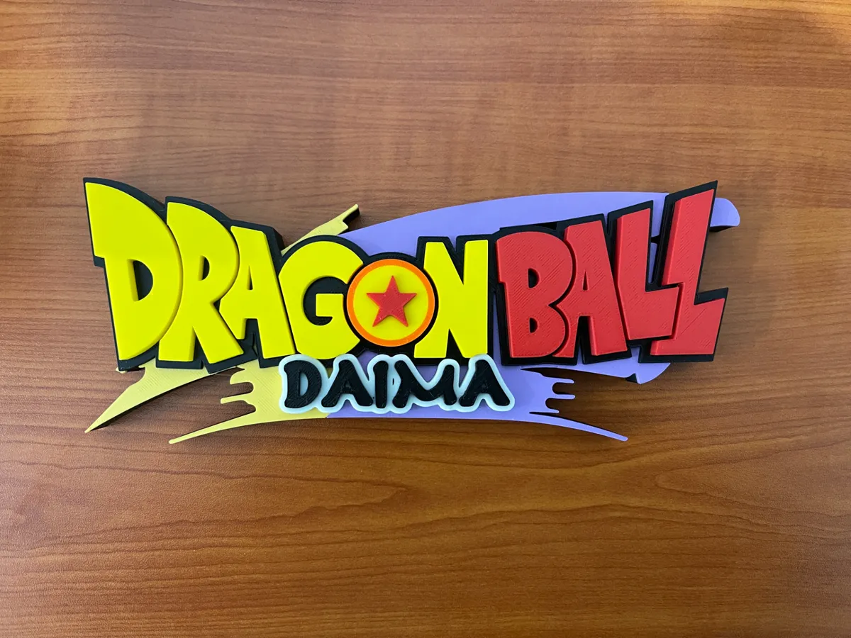 Dragon Ball Daima Logo, photo 3 of 4 - Dragon Ball Daima Logo Home Decor Items