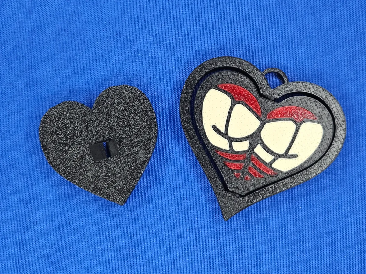 Fidget Spinner Heart Butt Devil Booty & Stand, photo 2 of 4 - Fidget Spinner Heart Butt Devil Booty & Stand Fidget & Sensory Toys